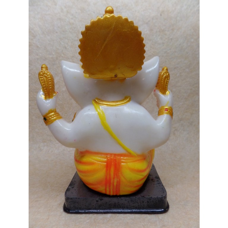 Ganesh abhayamudrâ pantalon jaune et orange