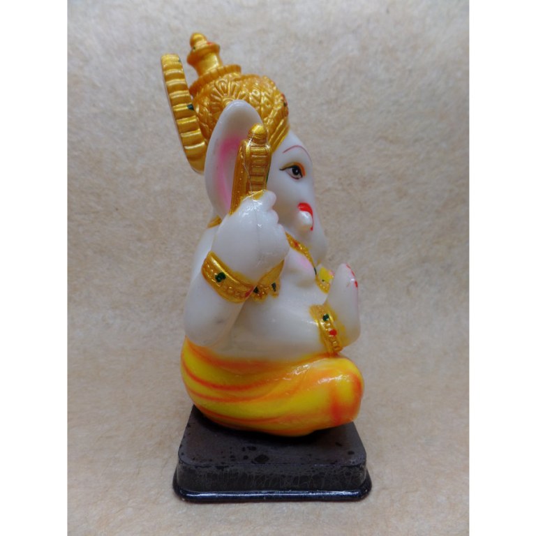 Ganesh abhayamudrâ pantalon jaune et orange