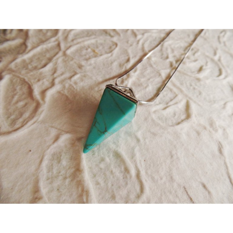 Pendule turquoise