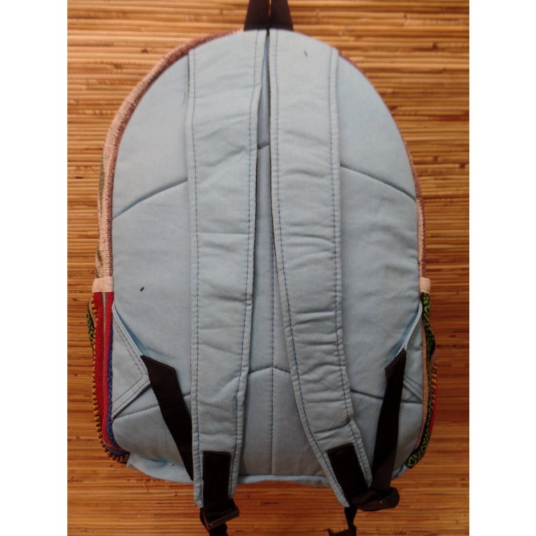 Sac à dos Hymalayan Hemp beige/bleu ciel weed