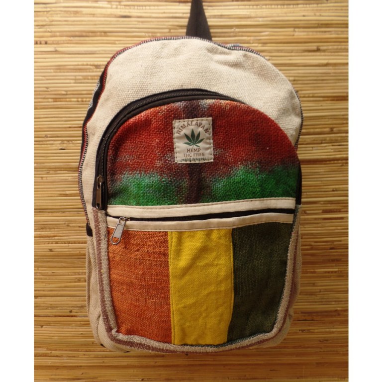 Sac à dos Hymalayan Hemp beige orange/jaune/vert