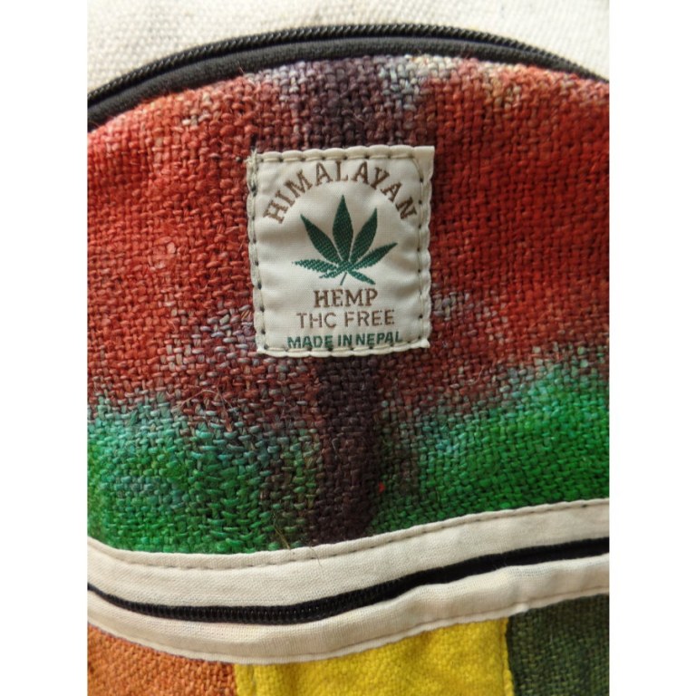 Sac à dos Hymalayan Hemp beige orange/jaune/vert