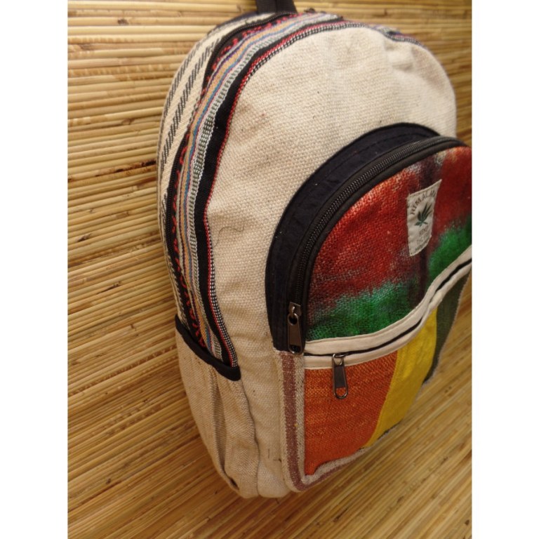 Sac à dos Hymalayan Hemp beige orange/jaune/vert