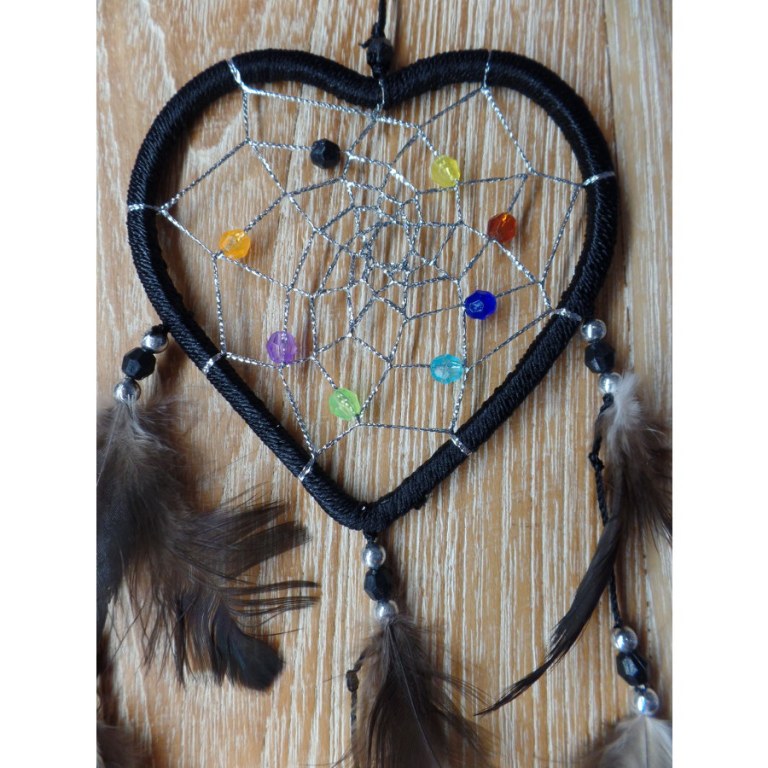 Dreamcatcher noir heart