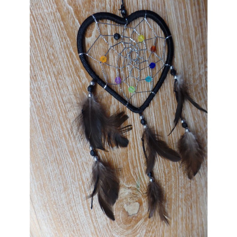 Dreamcatcher noir heart