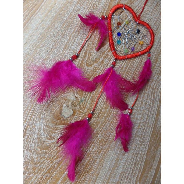 Dreamcatcher rouge heart