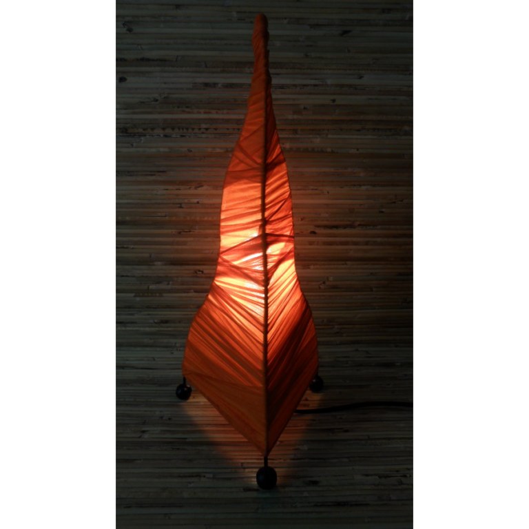 Lampe flamme orange