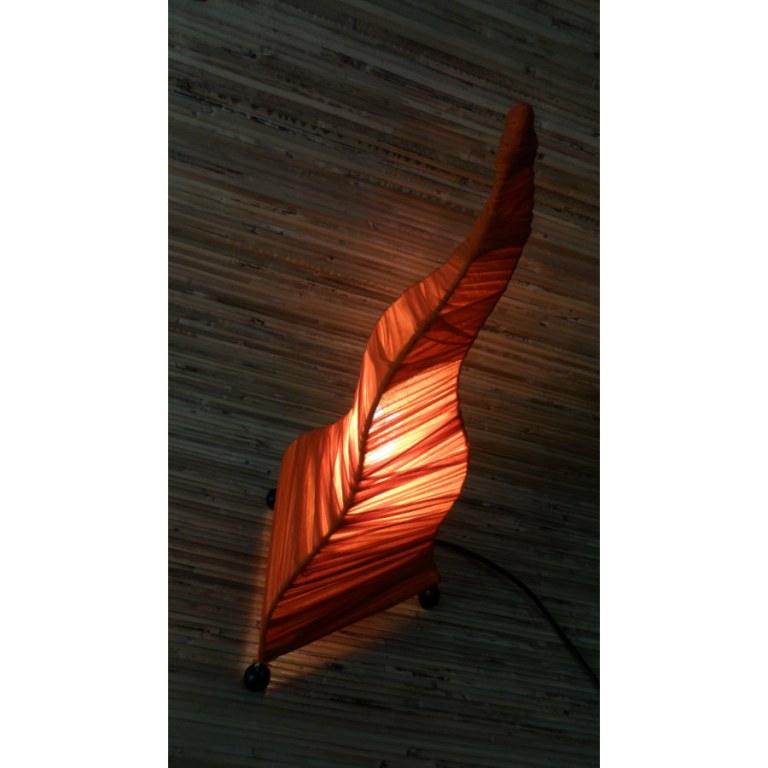 Lampe flamme orange