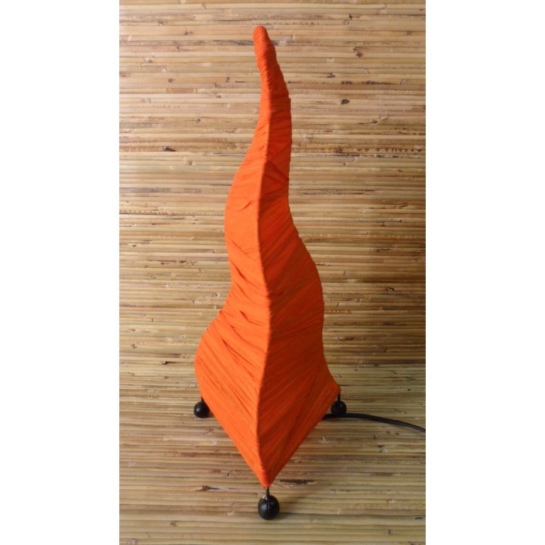 Lampe flamme orange