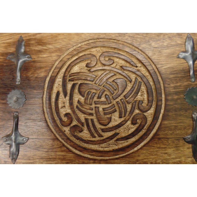 Coffret en bois noeud infini