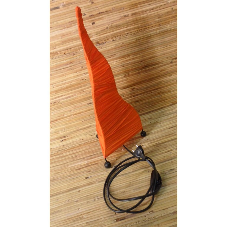 Lampe flamme orange