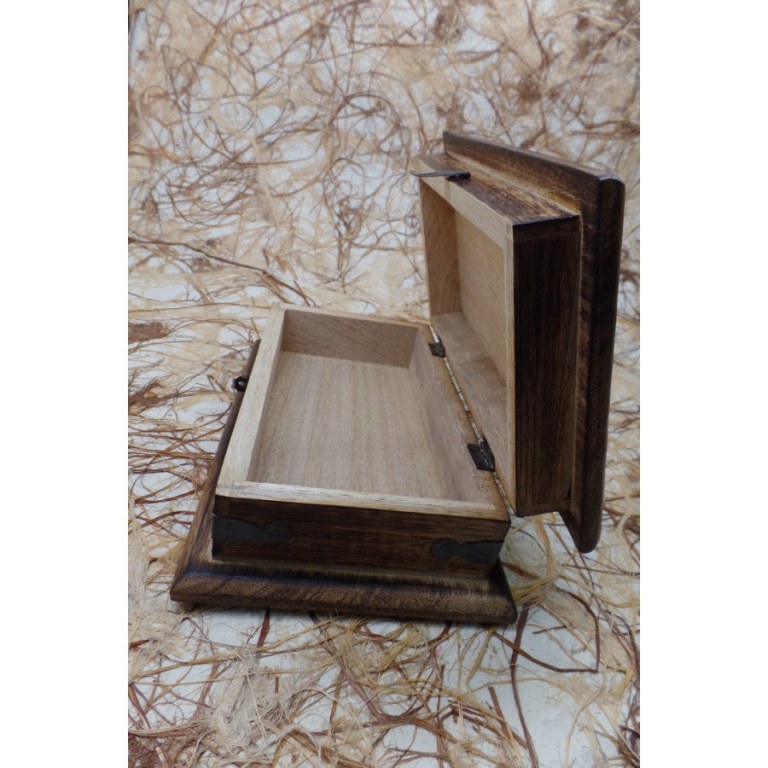 Coffret en bois noeud infini