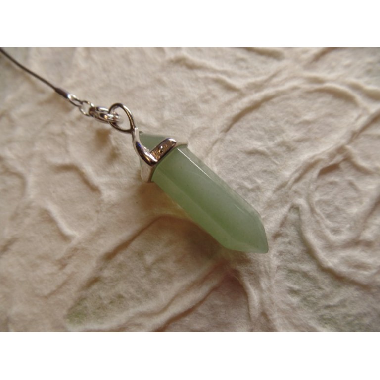 Pendule prisme aventurine