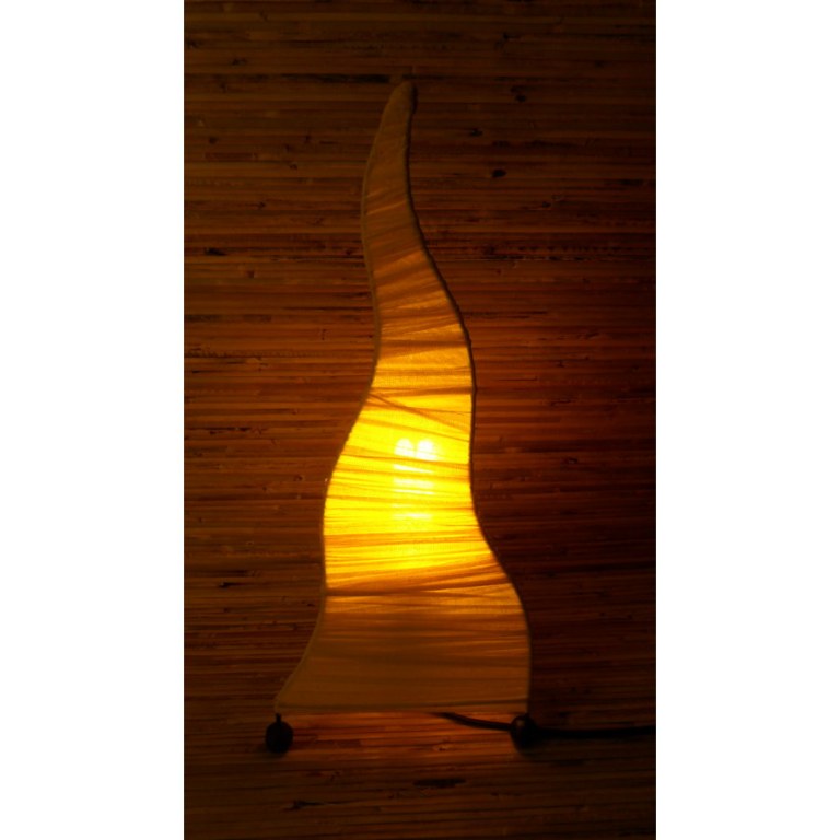 Lampe flamme jaune