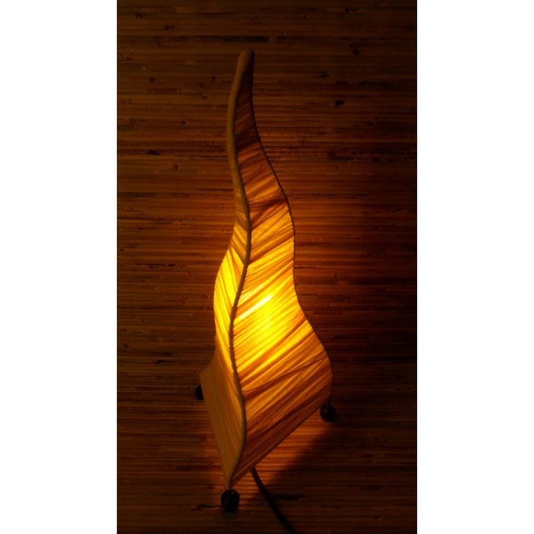 Lampe flamme jaune