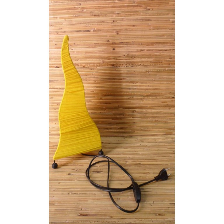 Lampe flamme jaune