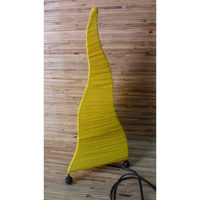 Lampe flamme jaune