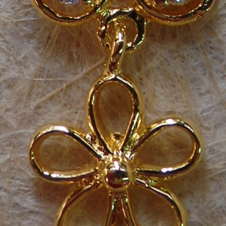 Piercing duo de fleurs