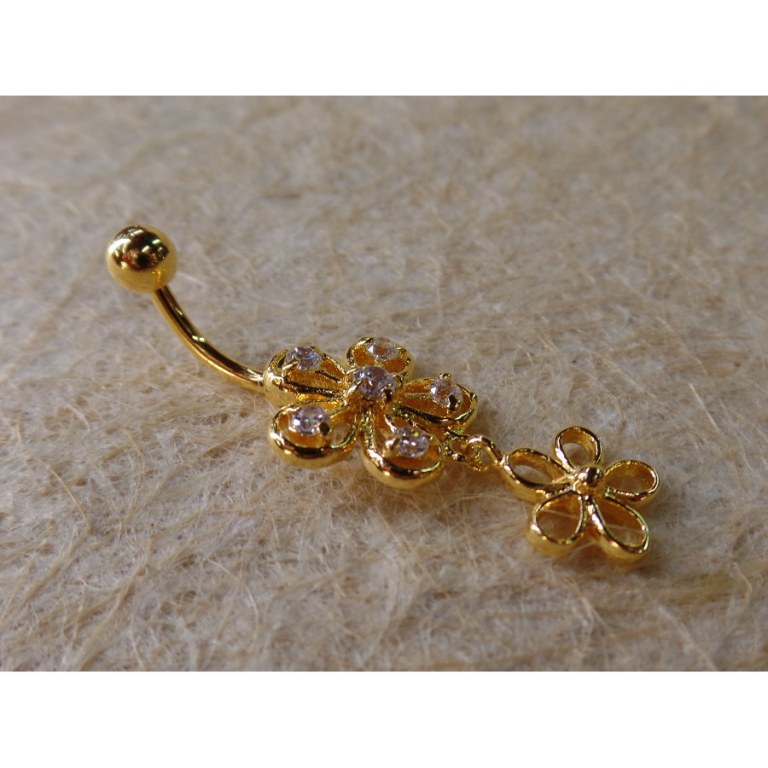 Piercing duo de fleurs