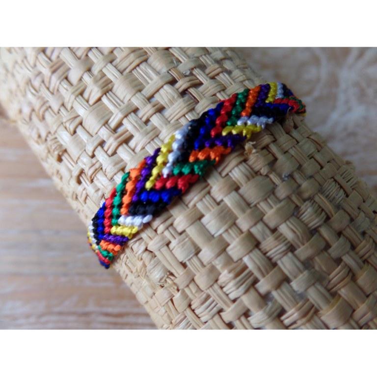 Bracelet Brésilien Multicolore en Coton