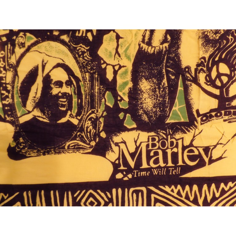 Mini tenture jaune et noir Bob Marley high time