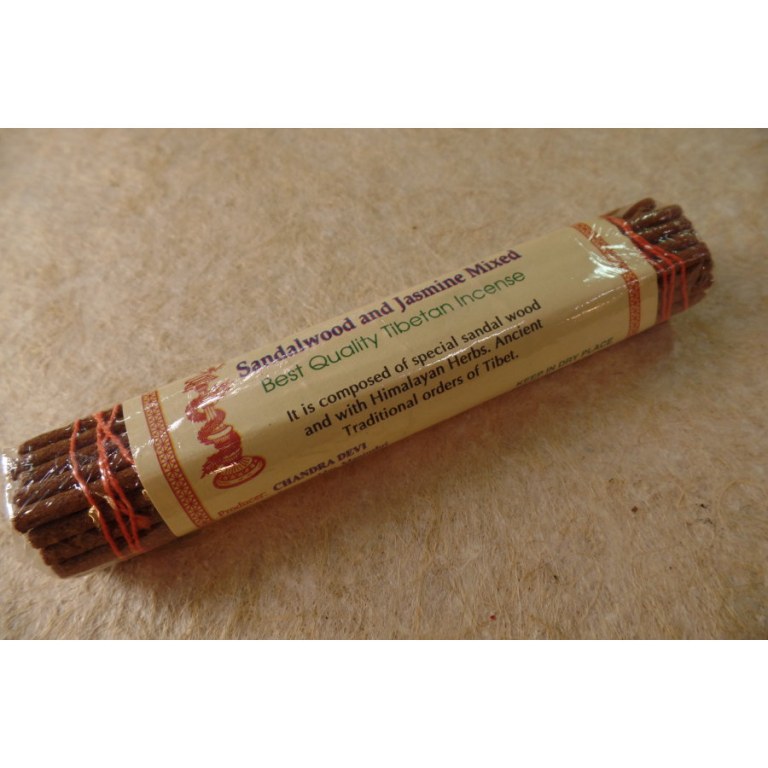Encens bois de santal et jasmin