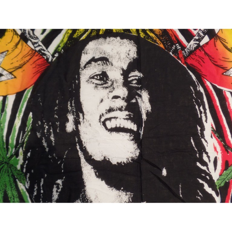 Mini tenture zébrée Bob Marley 