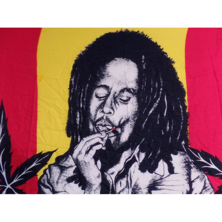 Mini tenture Bob Marley fumant