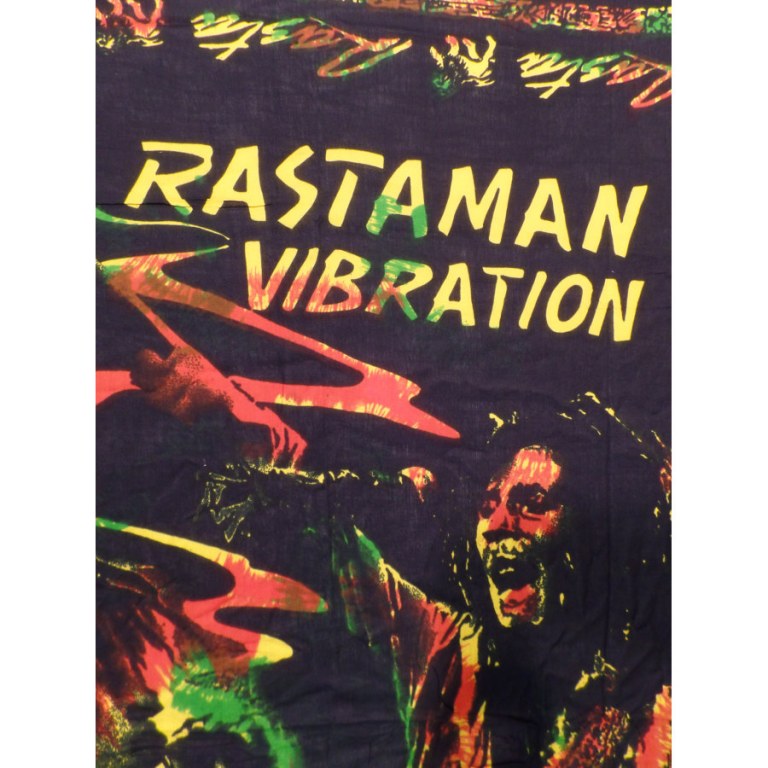 Mini tenture Bob Marley rastaman vibration frise rasta