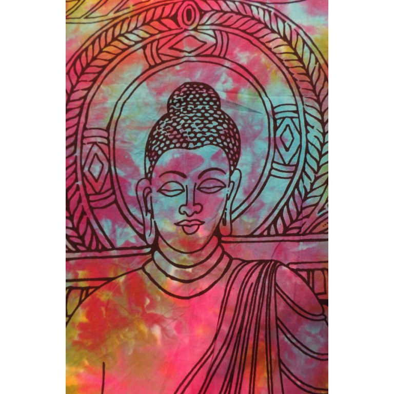 Mini tenture color Bouddha