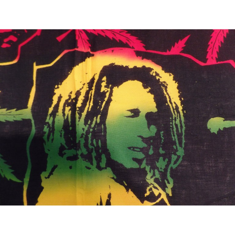 Mini tenture Bob Marley feuilles rasta