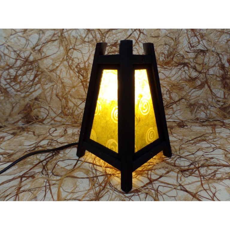 Lampe jaune spires