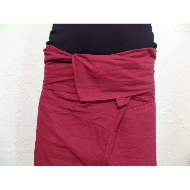 Pantalon de pêcheur Thaï bordeaux