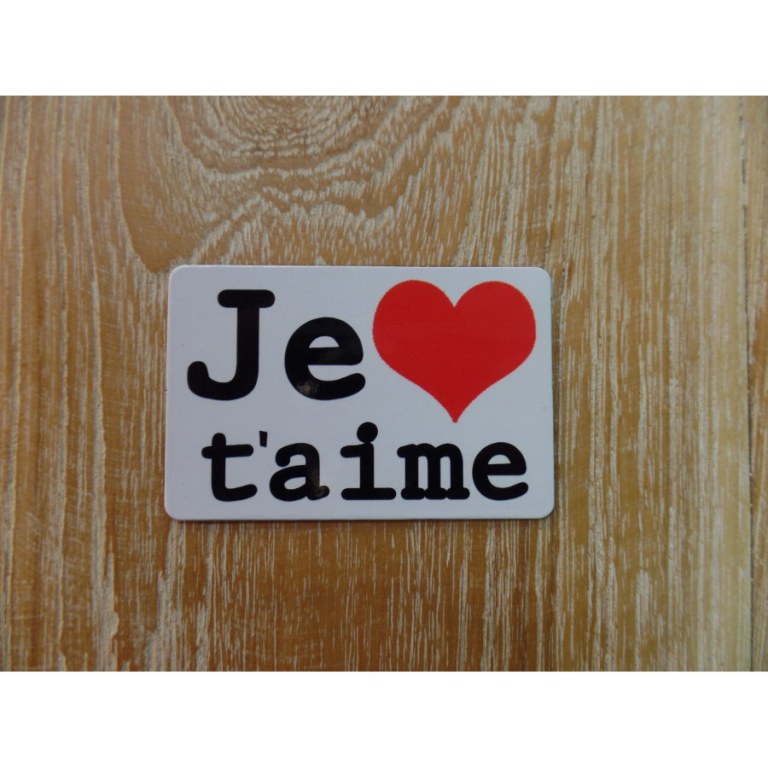 Aimant je t'aime