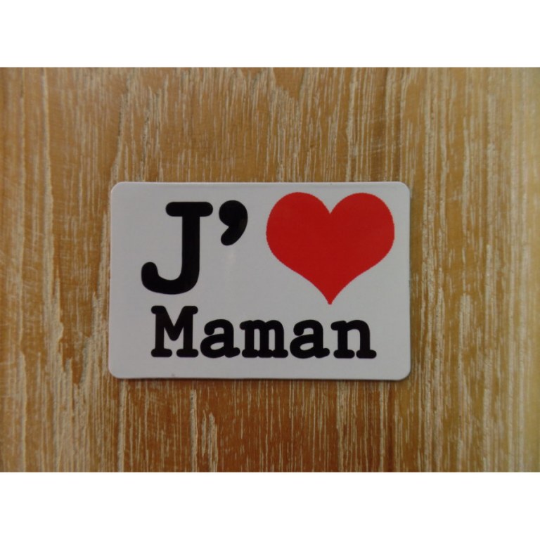 Aimant j'aime maman