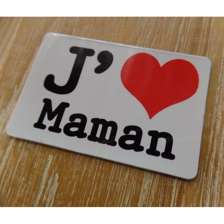 Aimant j'aime maman