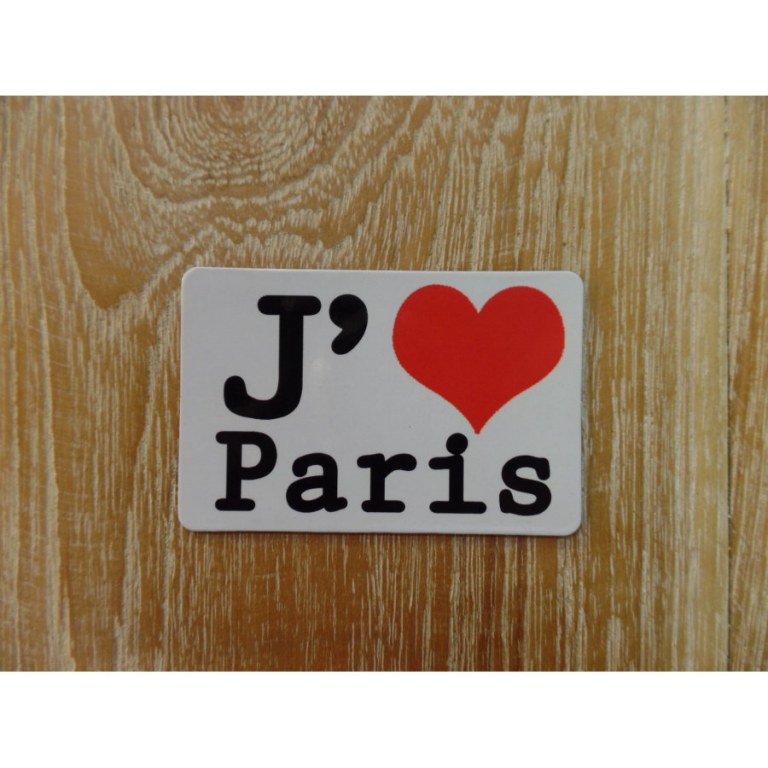 Aimant j'aime Paris