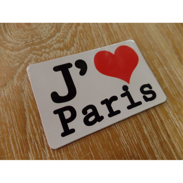 Aimant j'aime Paris