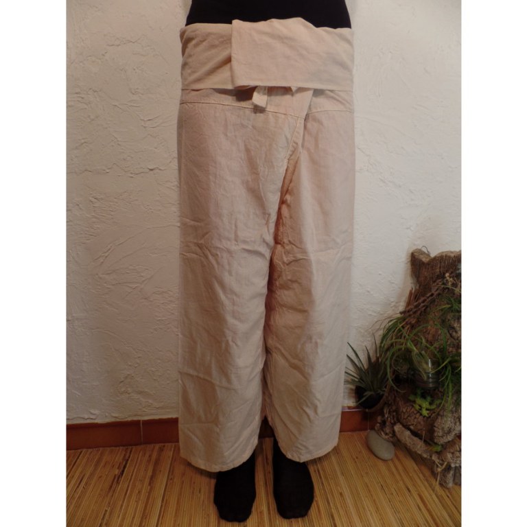 Pantalon de pêcheur Thaï coquille d'oeuf