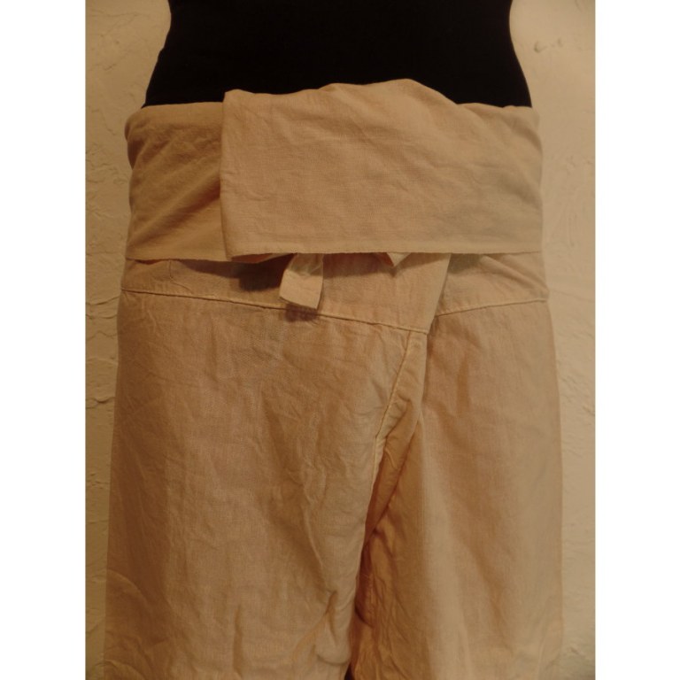 Pantalon de pêcheur Thaï coquille d'oeuf