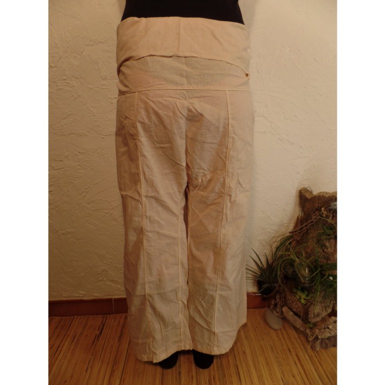 Pantalon de pêcheur Thaï coquille d'oeuf