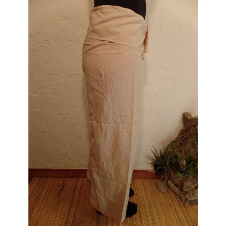 Pantalon de pêcheur Thaï coquille d'oeuf