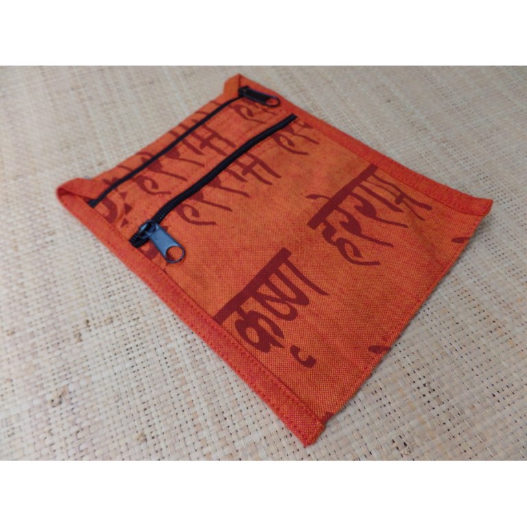 Sac passeport orange sanscrit 
