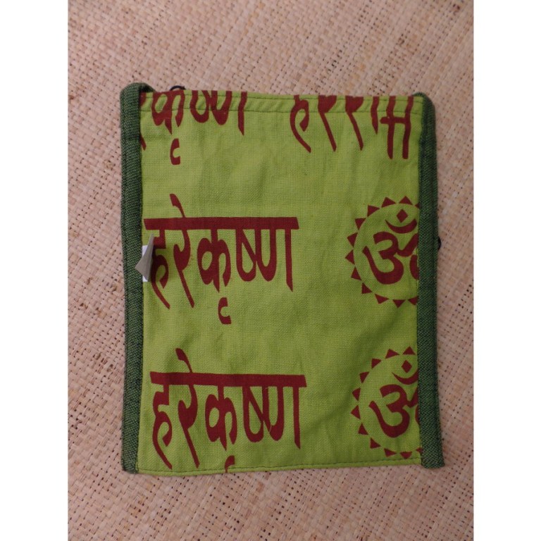 Sac passeport vert clair sanscrit 