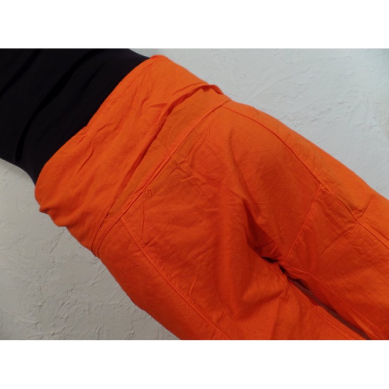 Pantalon de pêcheur Thaï agrume orange