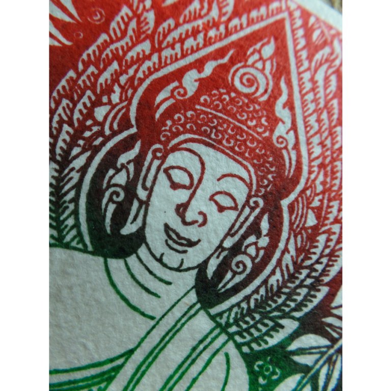 Carte la méditation de Bouddha 3