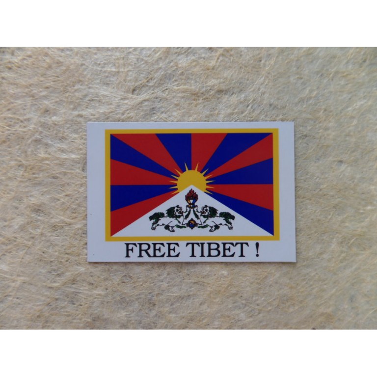 Aimant drapeau Tibet libre