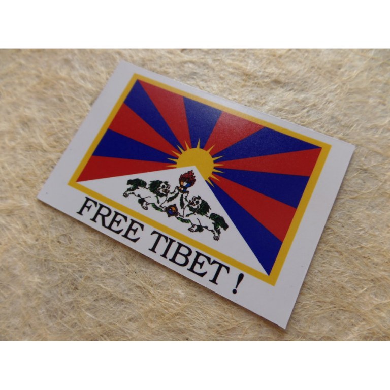 Aimant drapeau Tibet libre