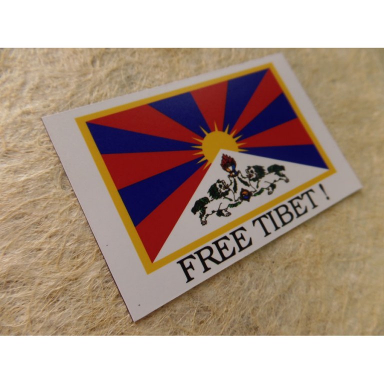 Aimant drapeau Tibet libre