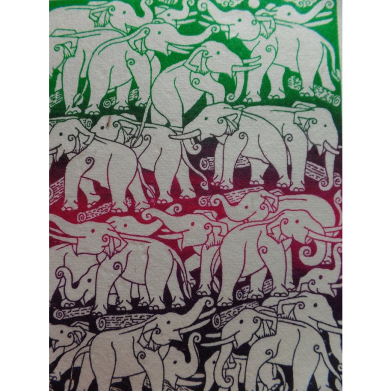 Carte pile d'éléphants